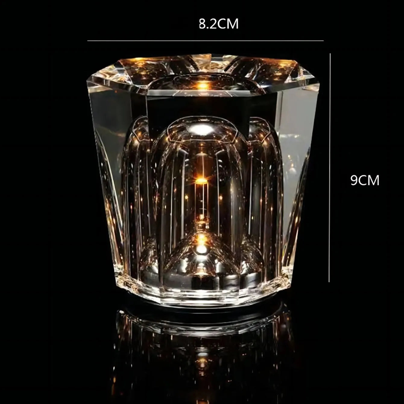 Monroe Crystal Lamp